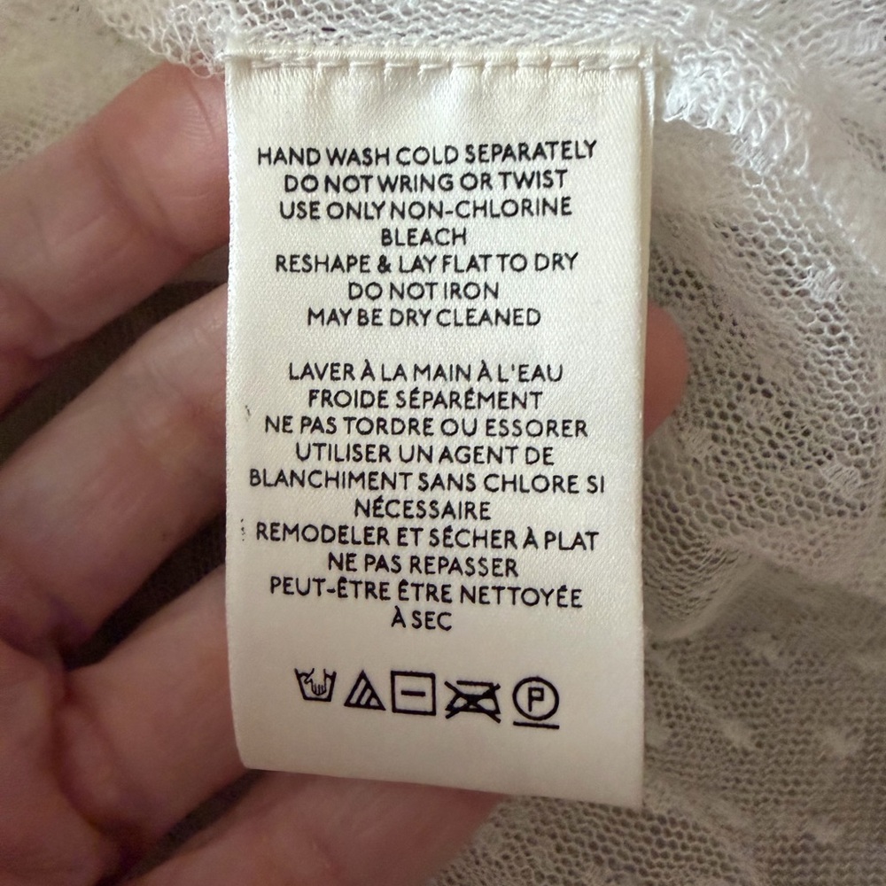 Free People True Candy Tunic Top in White  Large. NWOT - Picture 8 of 12
